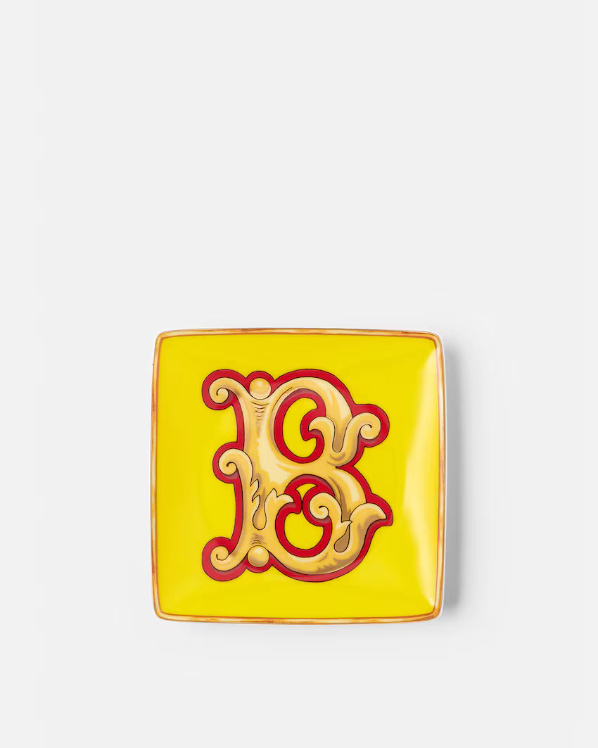 Piattino Versace lettera B