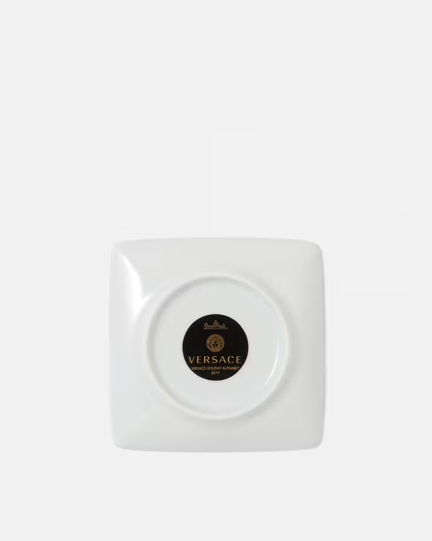 Piattino Versace lettera J