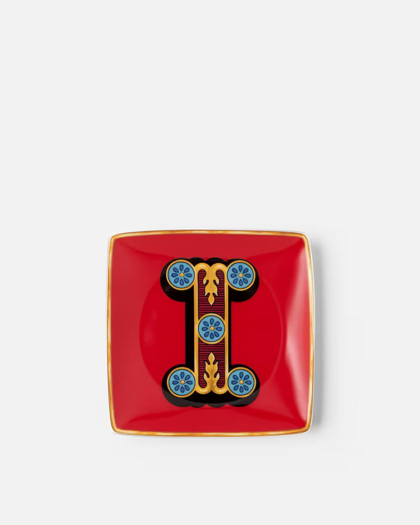 Piattino Versace lettera I