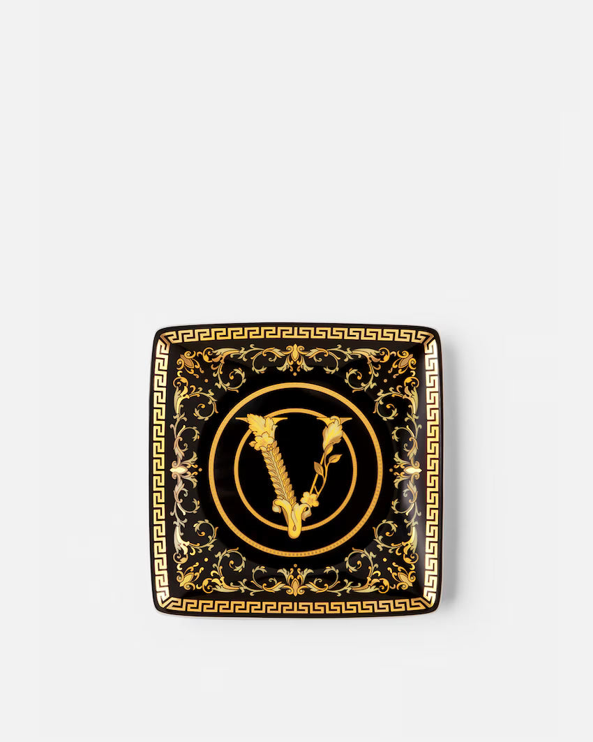 Piattino Versace Virtus Gala Black