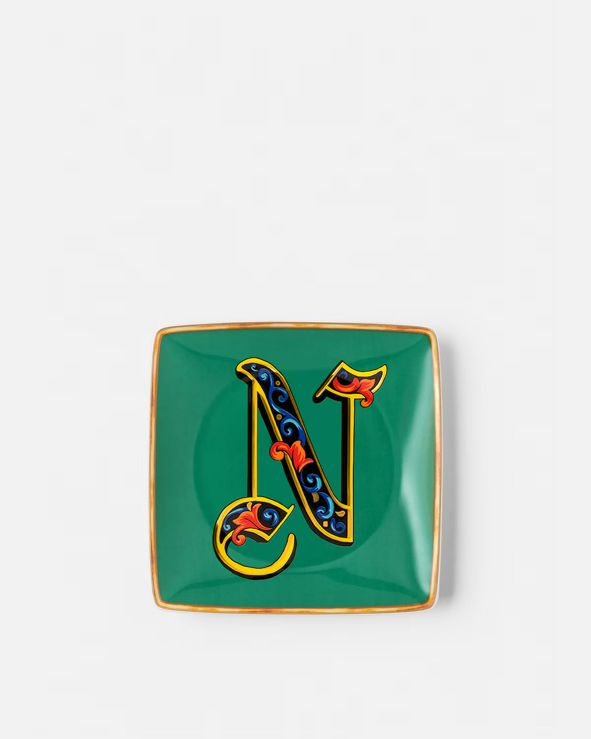 Piattino Versace lettera N