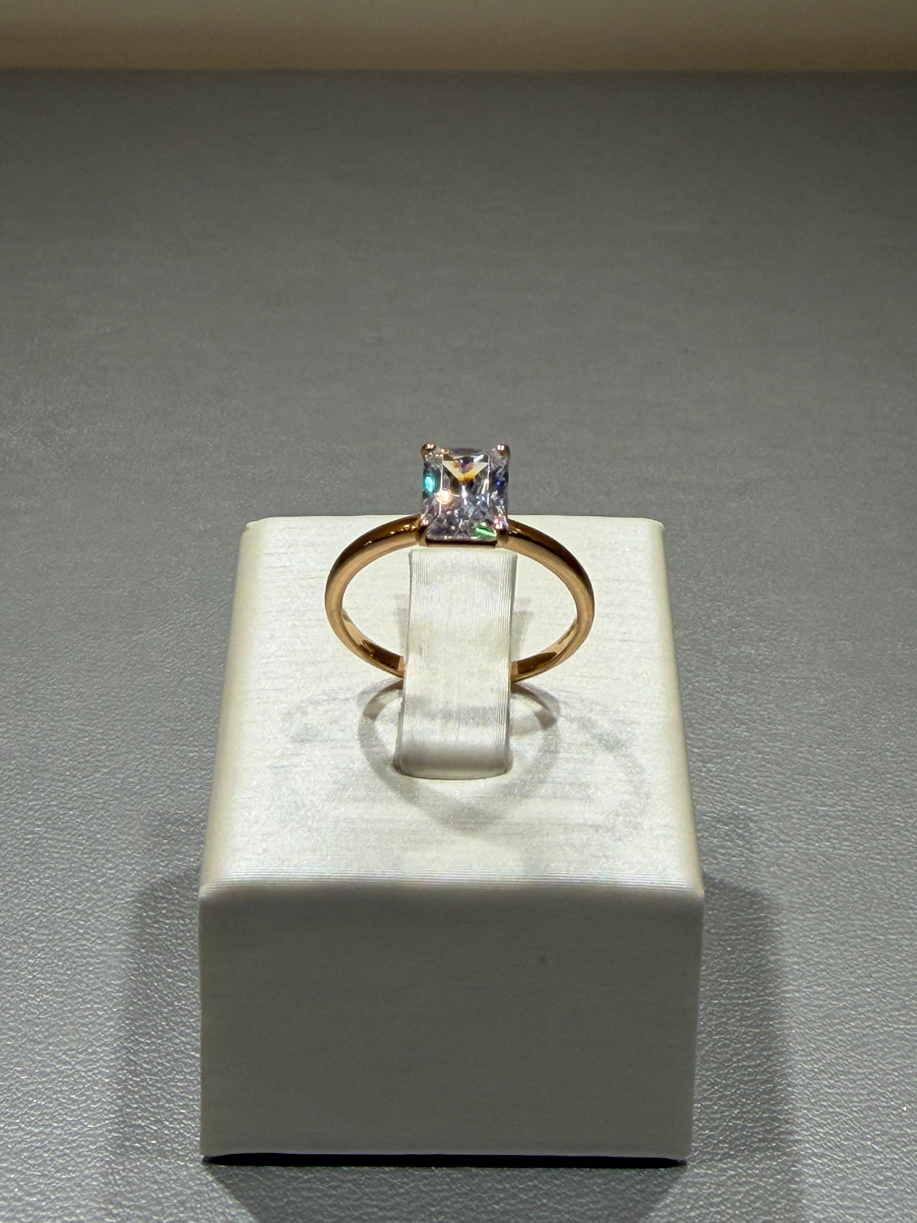 Anello in Oro Rosa 18kt - Oreficeria Savioli